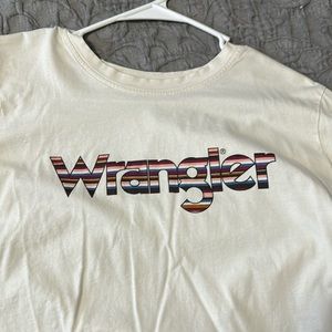 wrangler cropped tee